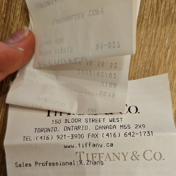 Tiffany & Co. Sterling Silver Infinity Necklace in Tiffany Blue Packaging - Picture 5 of 7